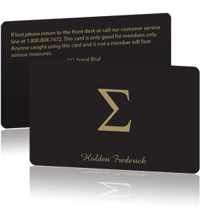 PVC Card Plastic Card Membership Card Loyalty Card Discount Card ID Card Priority Card Access Card Printing Manufacturer Malaysia Black Membership Card with Gold Metallic Printing